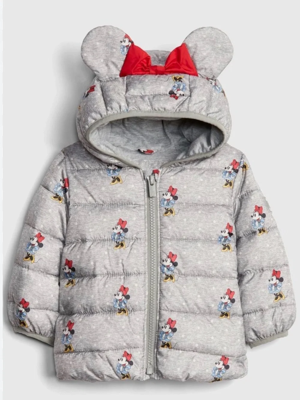 Gap  Minnie Mouse Puffer Jacket with Hood and Bow